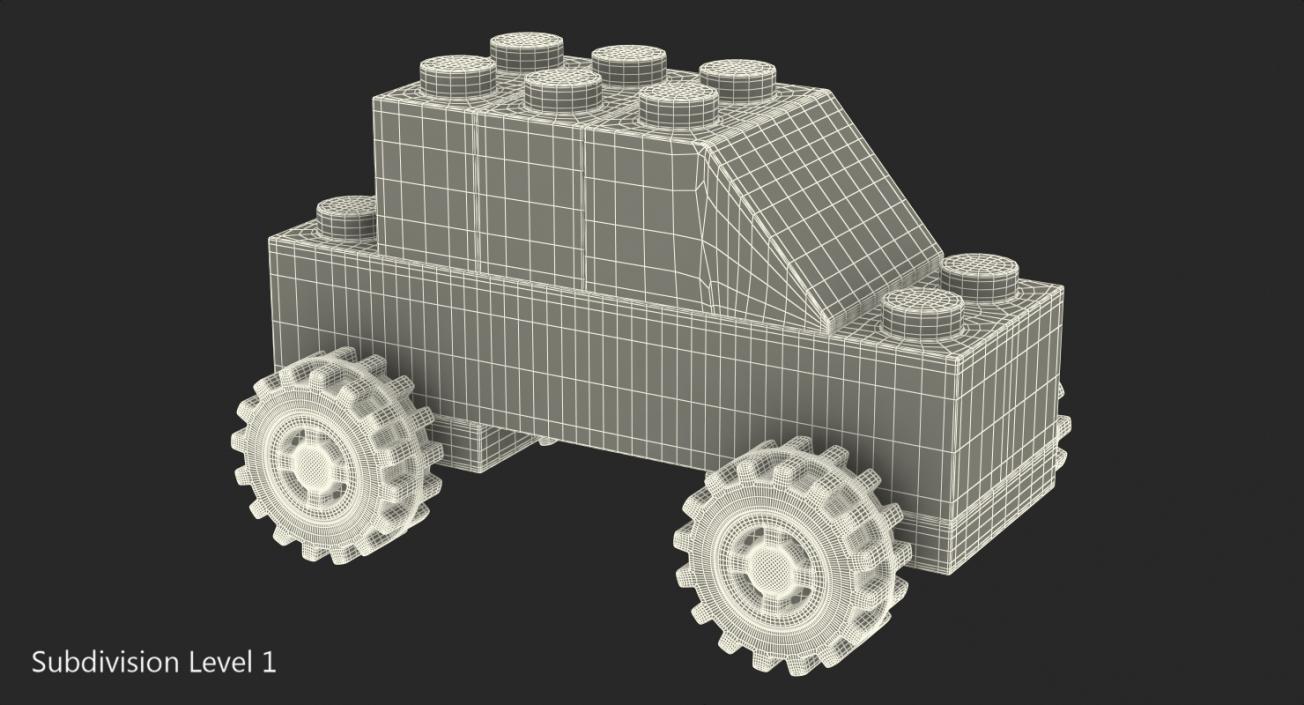 3D Lego Toycar