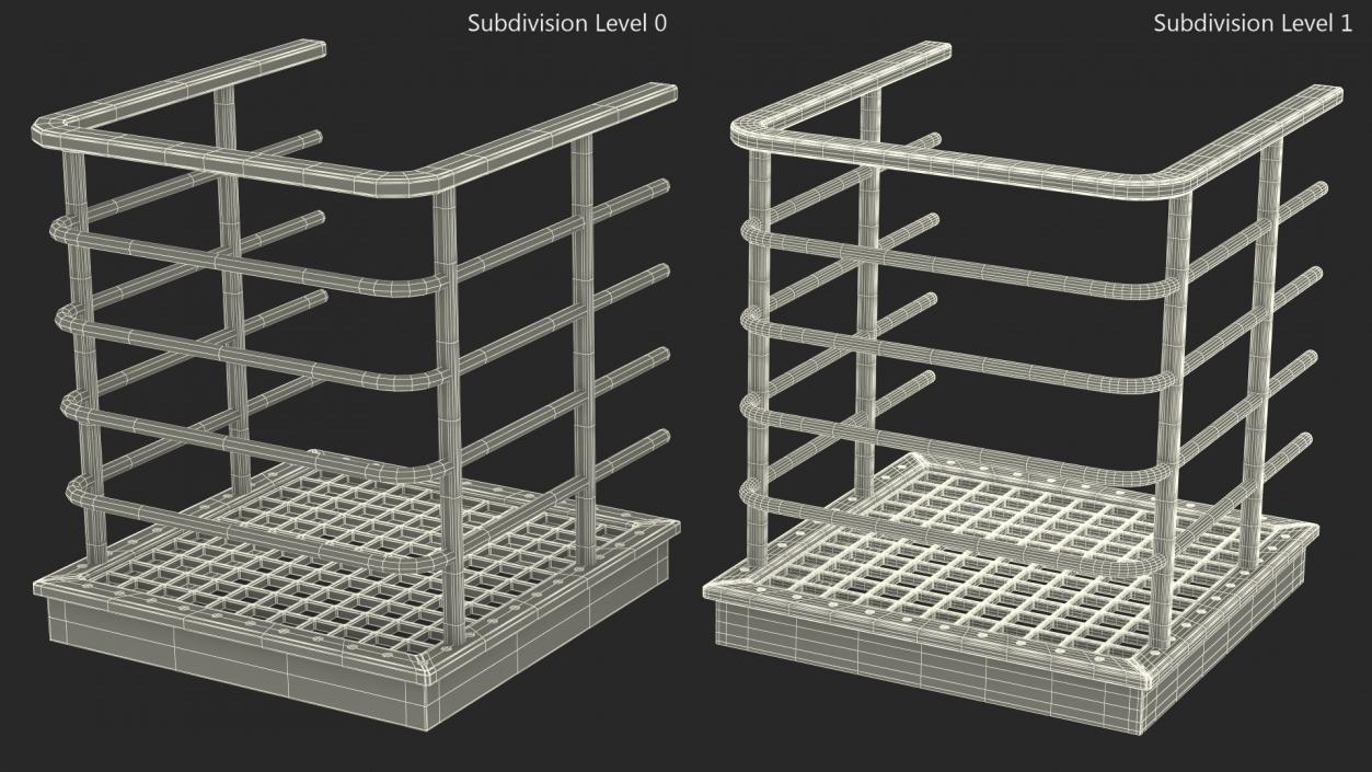 Access Catwalk Short Dead End 3D model