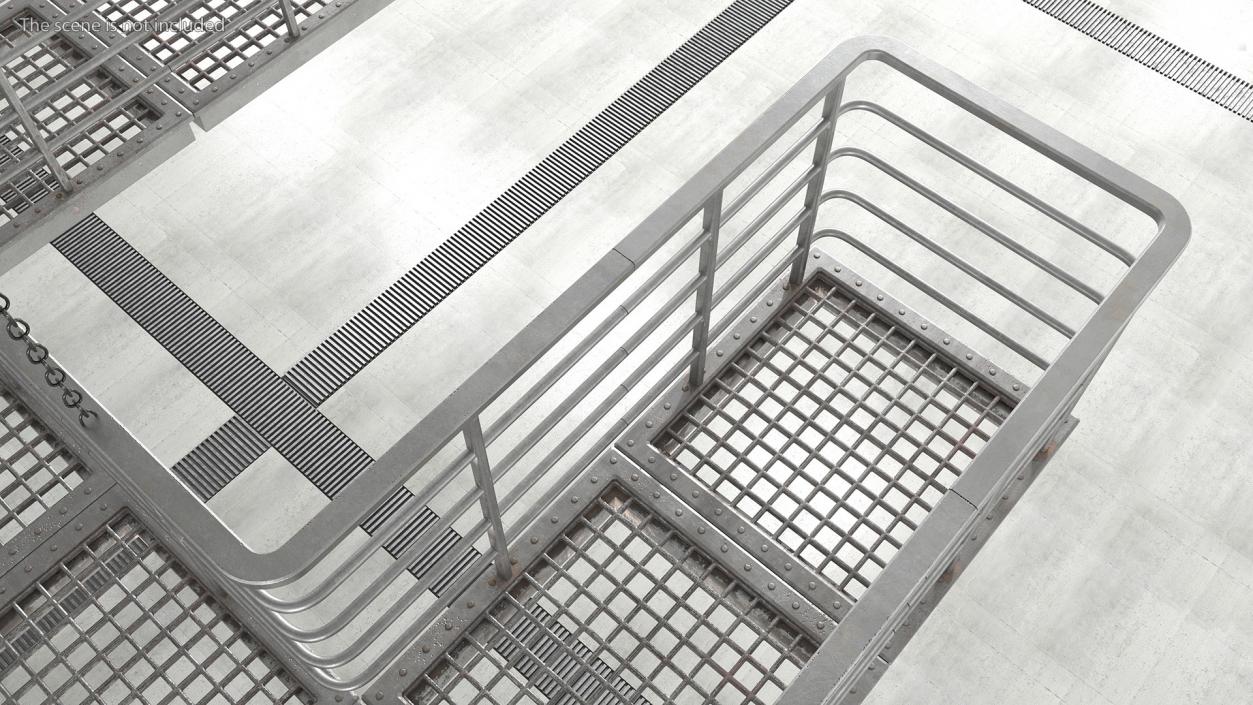 Access Catwalk Short Dead End 3D model