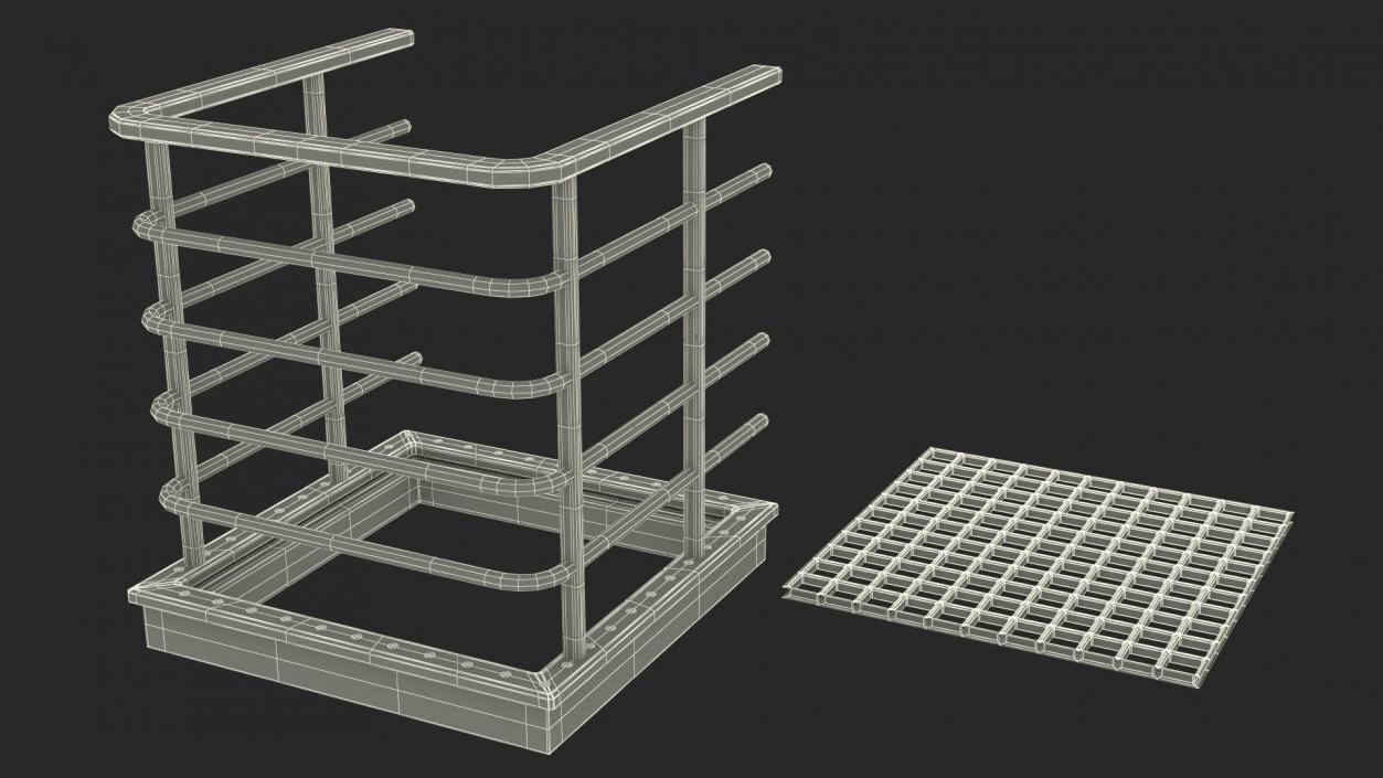 Access Catwalk Short Dead End 3D model