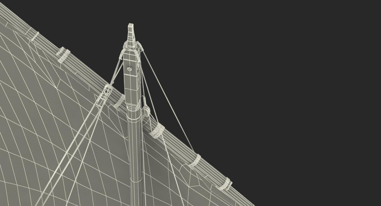 Traditional Arabian Sail 3D model