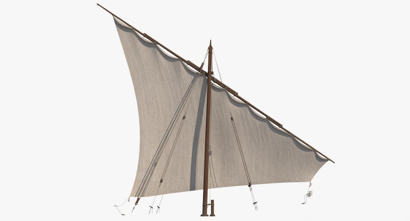 Traditional Arabian Sail 3D model