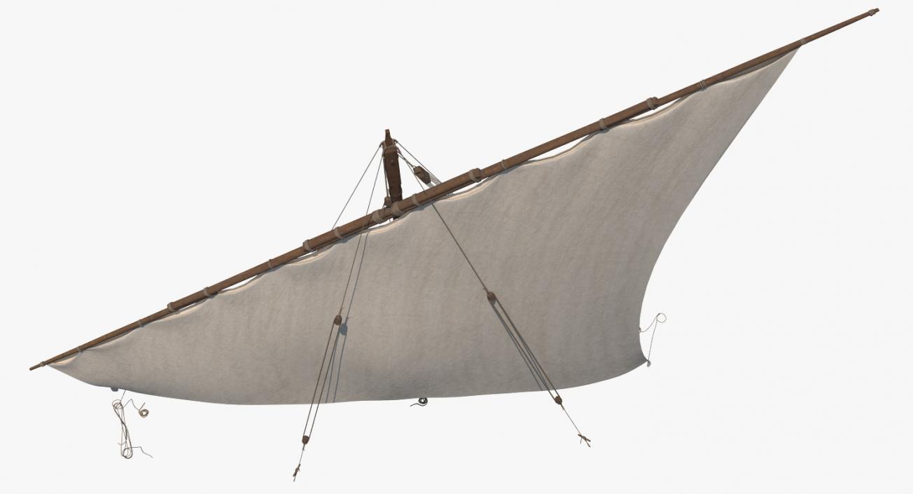 Traditional Arabian Sail 3D model