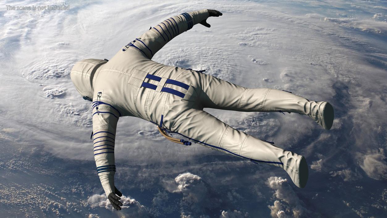 3D Sokol Space Suit Rigged model