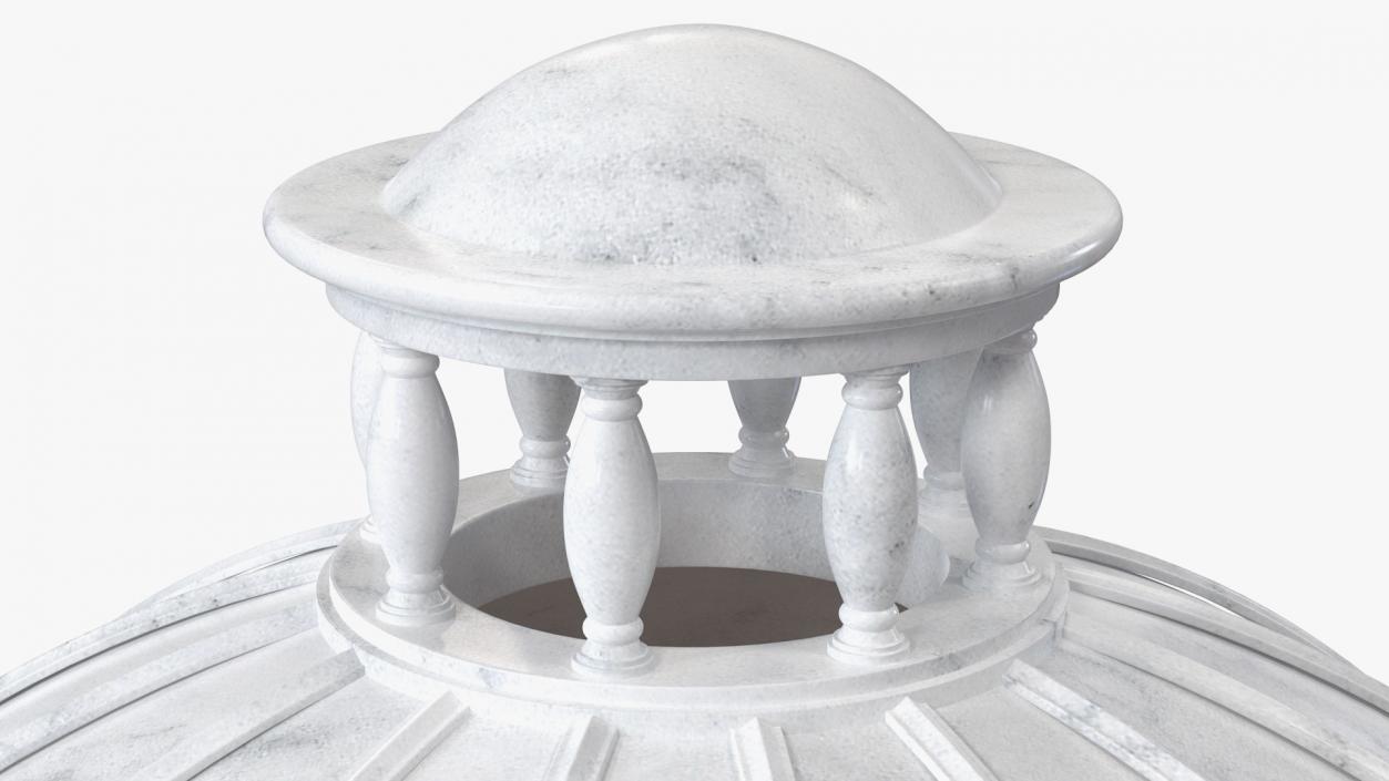 Antique Marble Dome 3D model