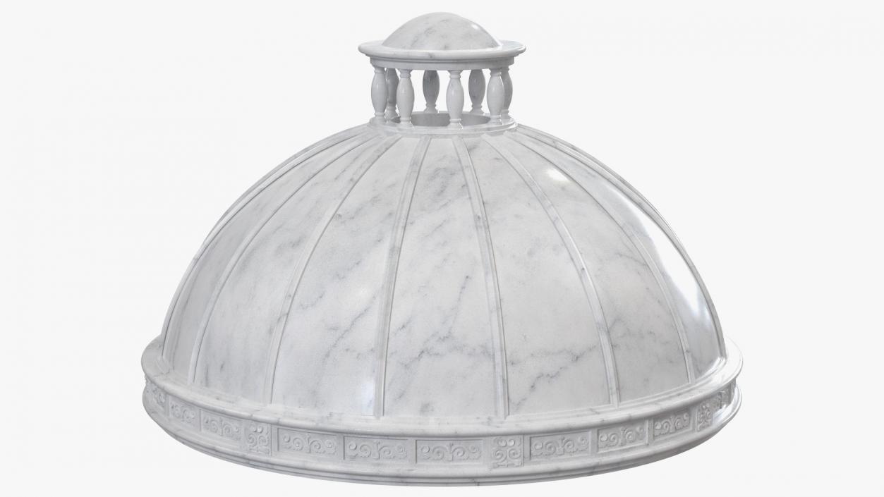 Antique Marble Dome 3D model