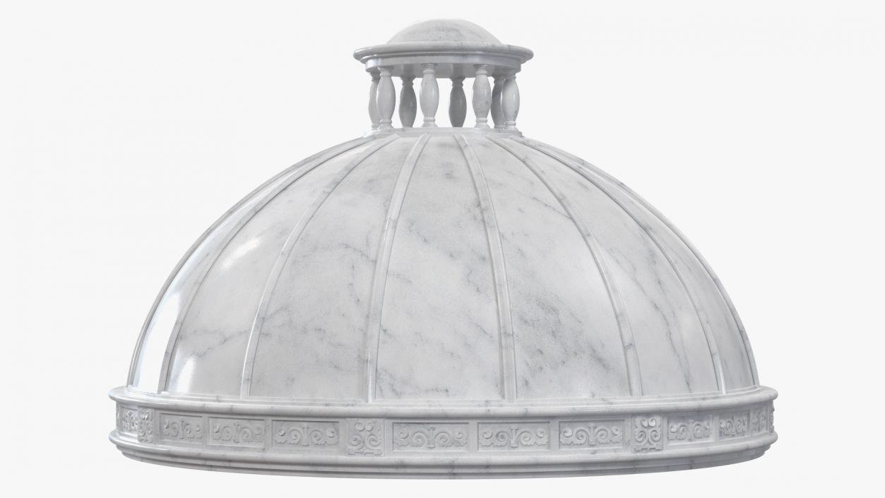 Antique Marble Dome 3D model