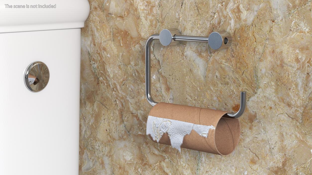 Empty Toilet Paper Holder 2 3D