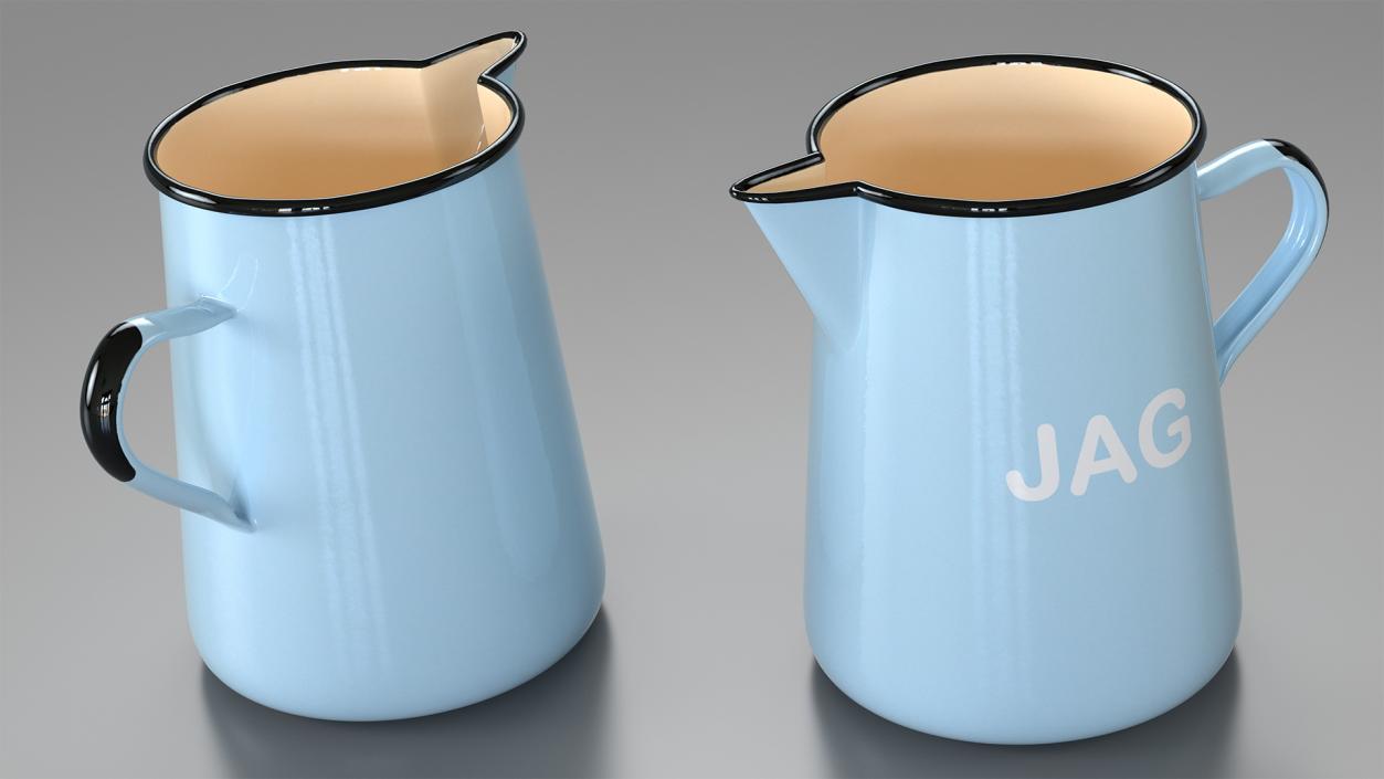 3D model Enamel Jug