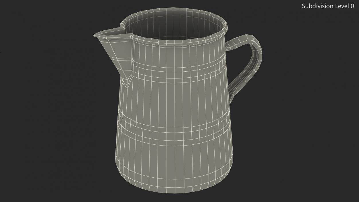 3D model Enamel Jug