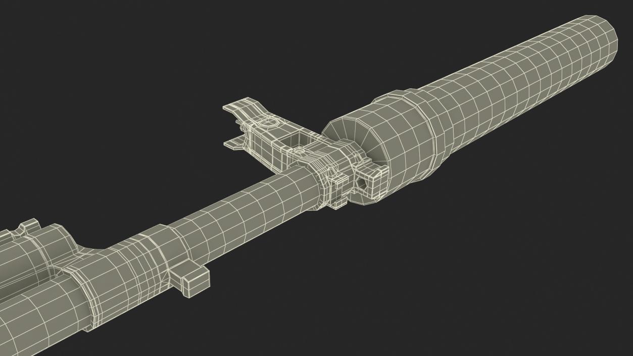 Assault Rifle AK-12 2011 with Suppressor New 3D model