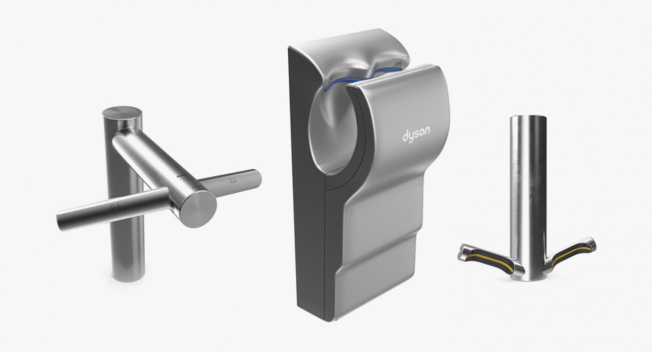 3D Dyson Hand Dryers Collection model