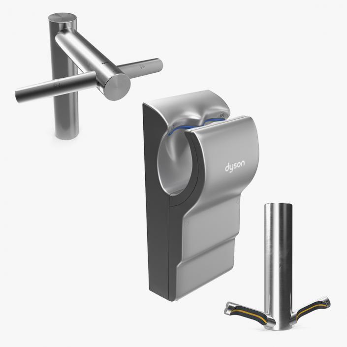 3D Dyson Hand Dryers Collection model