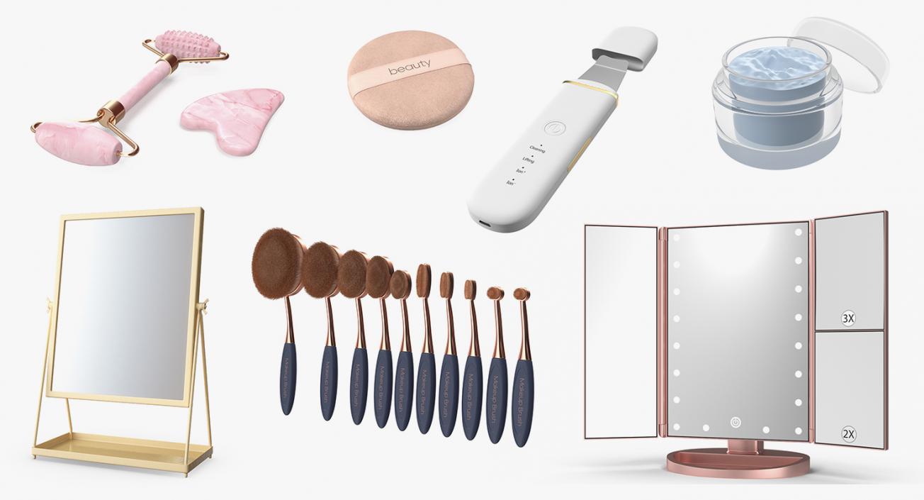 3D model Face Beauty Tools Collection 4