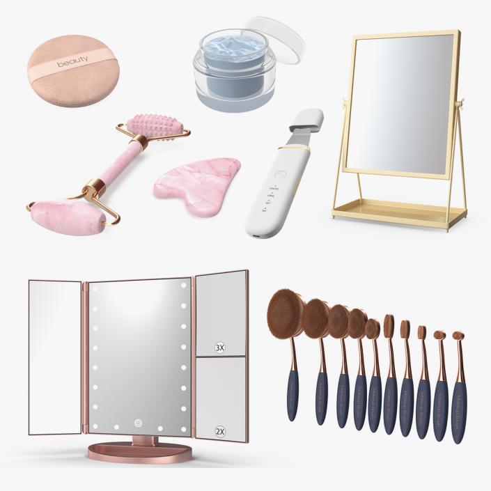 3D model Face Beauty Tools Collection 4