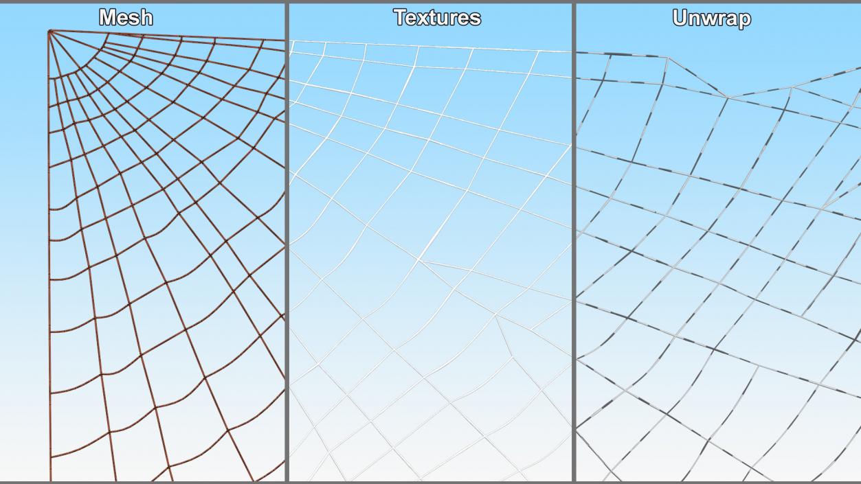 Spider Webs Collection 2 3D model