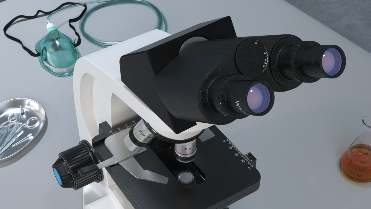 3D model Biological Microscope Premiere