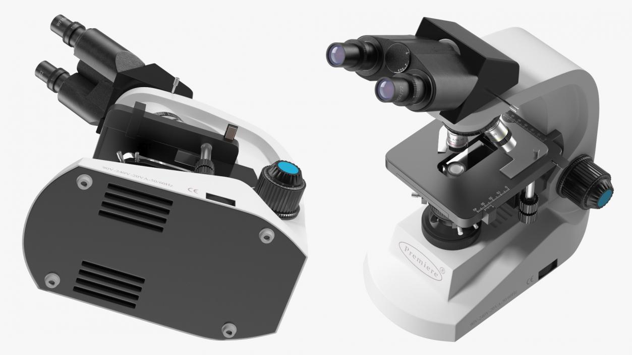 3D model Biological Microscope Premiere