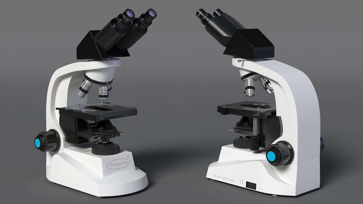 3D model Biological Microscope Premiere