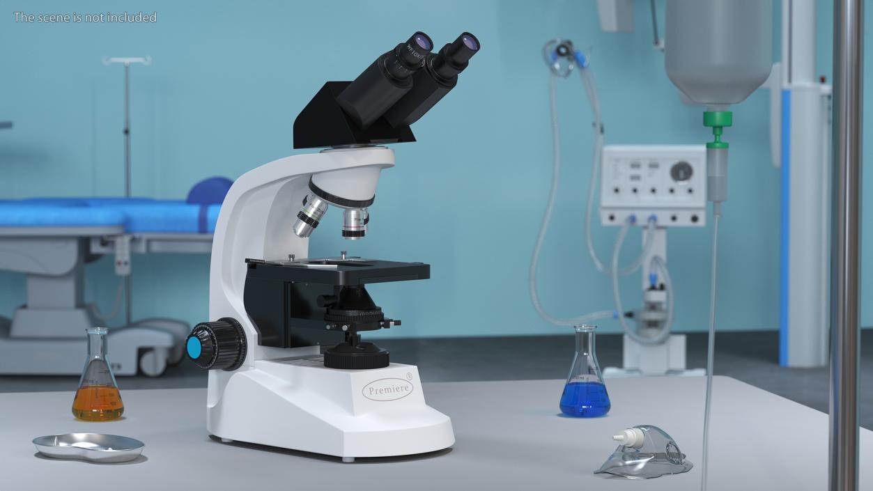 3D model Biological Microscope Premiere