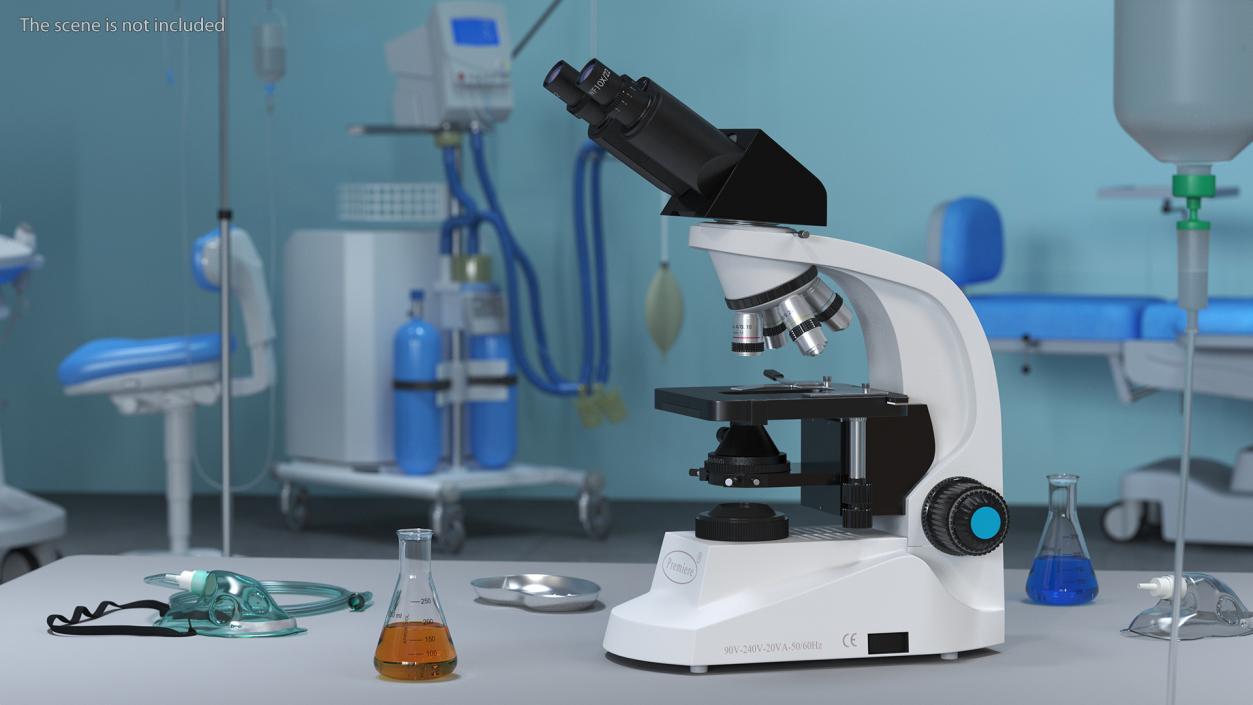 3D model Biological Microscope Premiere