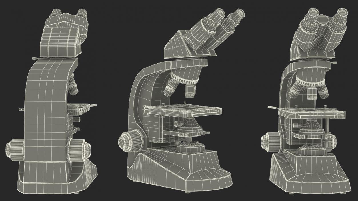 3D model Biological Microscope Premiere