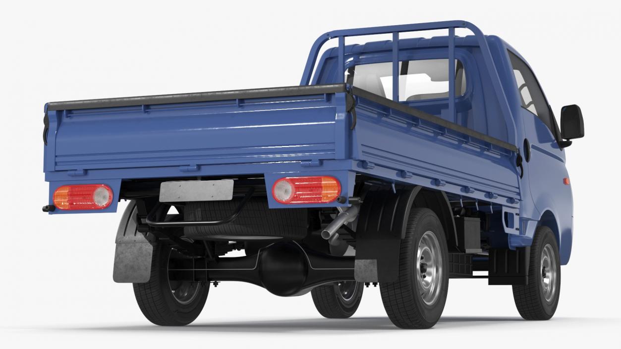 3D Pick Up Truck Blue model