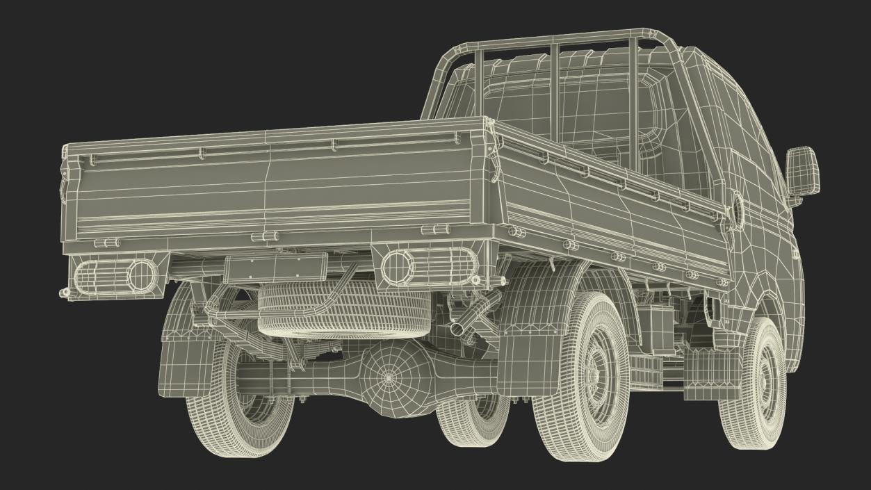 3D Pick Up Truck Blue model