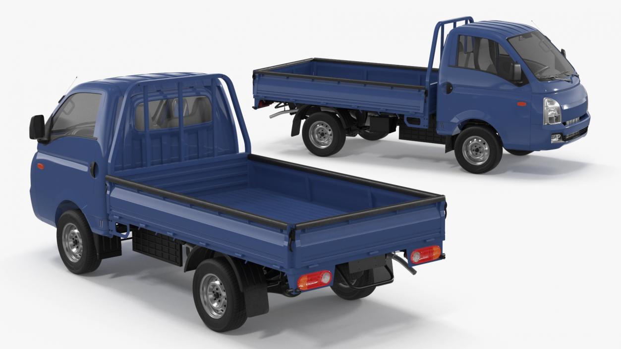 3D Pick Up Truck Blue model