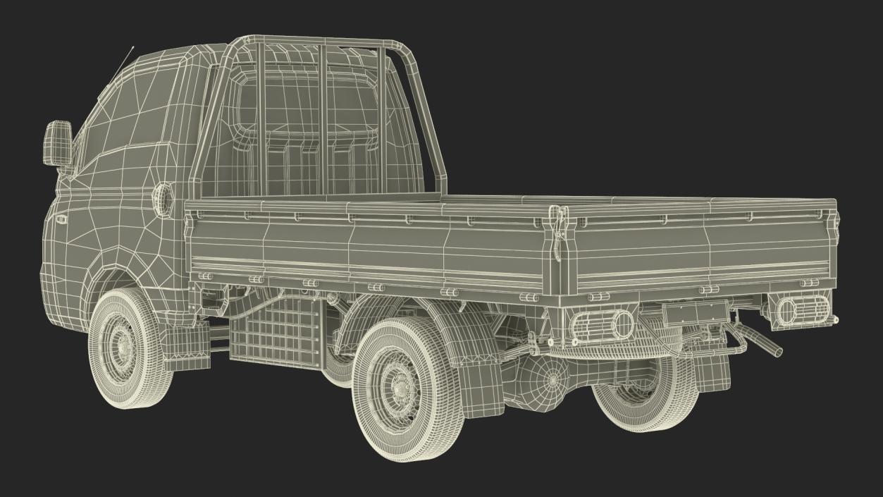 3D Pick Up Truck Blue model