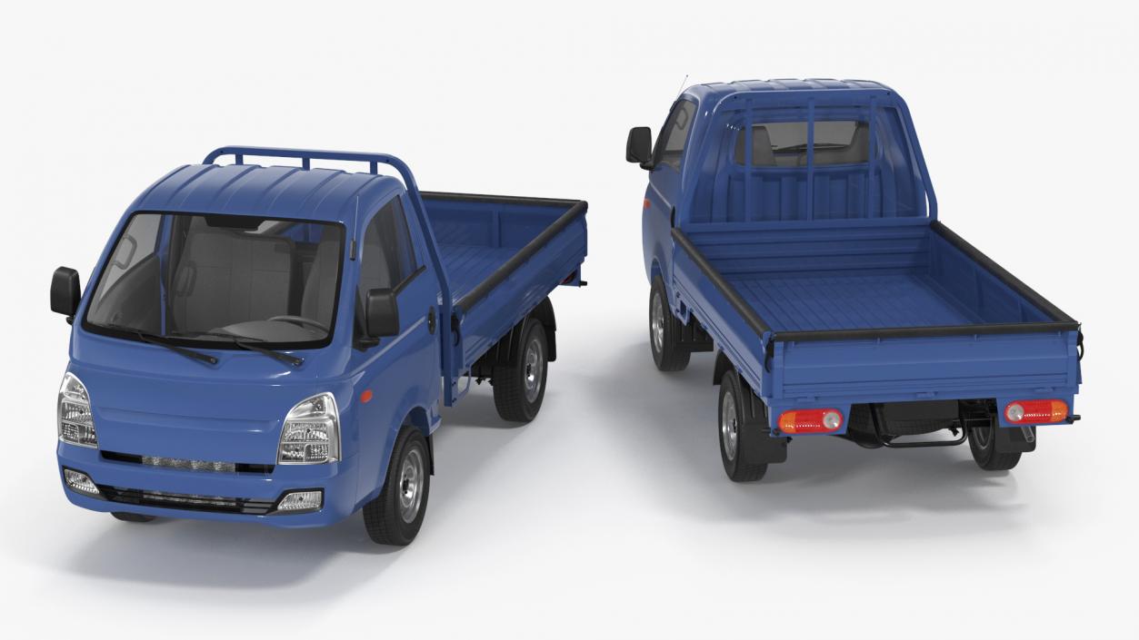 3D Pick Up Truck Blue model