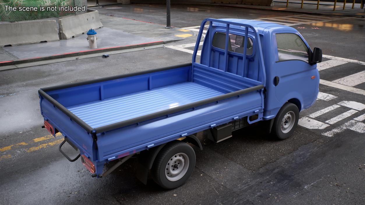 3D Pick Up Truck Blue model