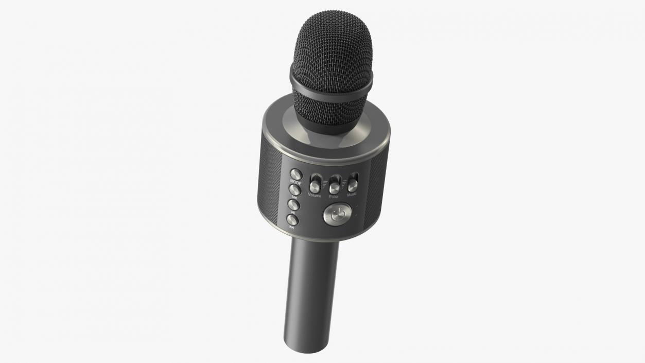 Wireless Bluetooth Mic for Karaoke 3D model