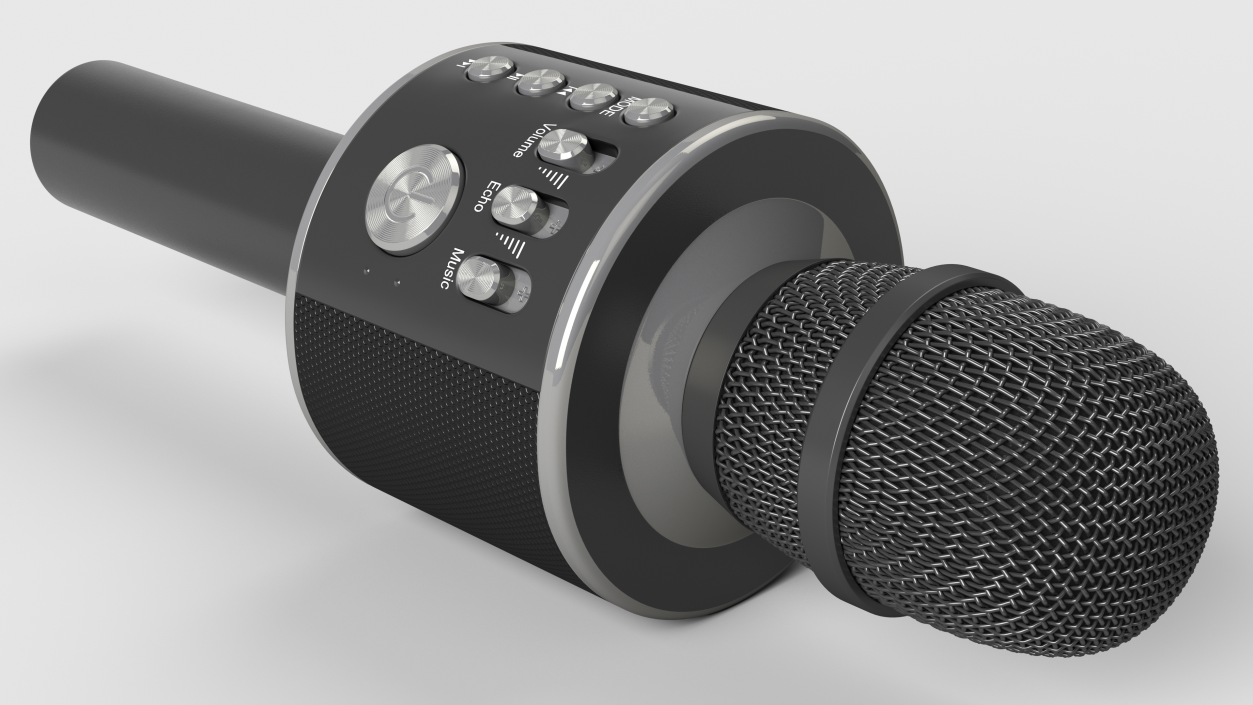 Wireless Bluetooth Mic for Karaoke 3D model