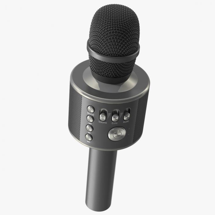 Wireless Bluetooth Mic for Karaoke 3D model