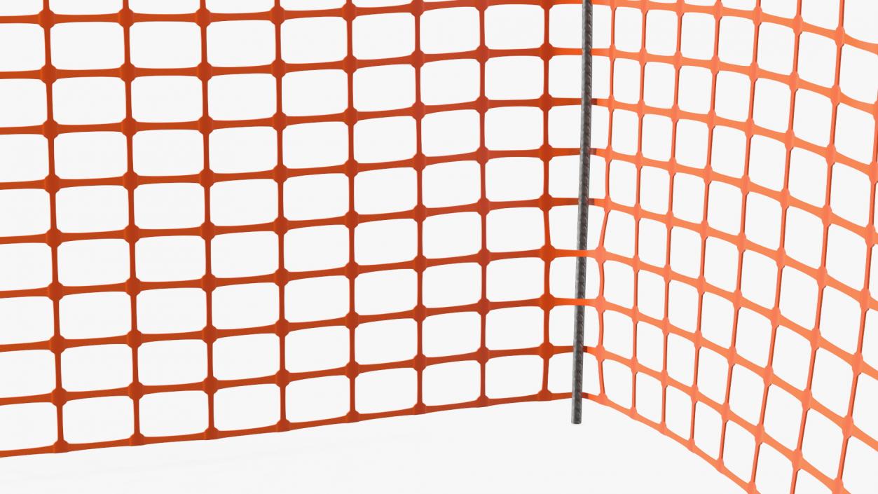 3D model Barrier Mesh Fence Corner