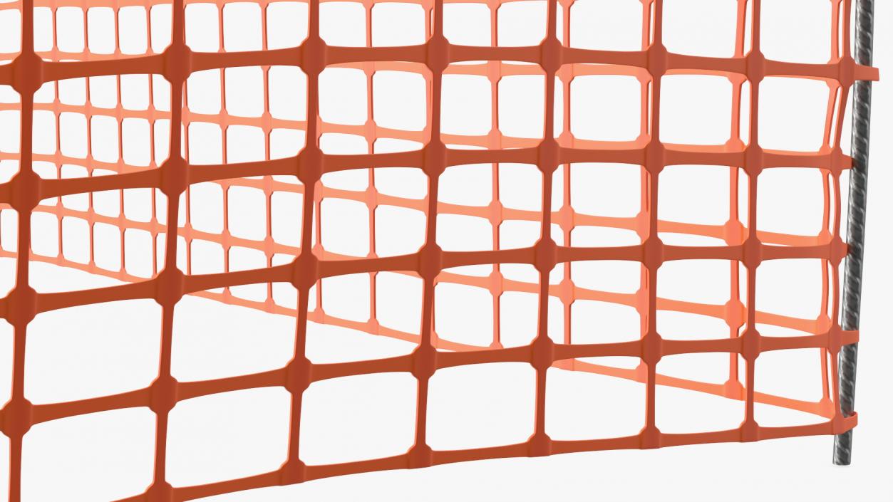 3D model Barrier Mesh Fence Corner