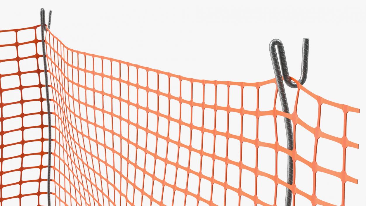 3D model Barrier Mesh Fence Corner