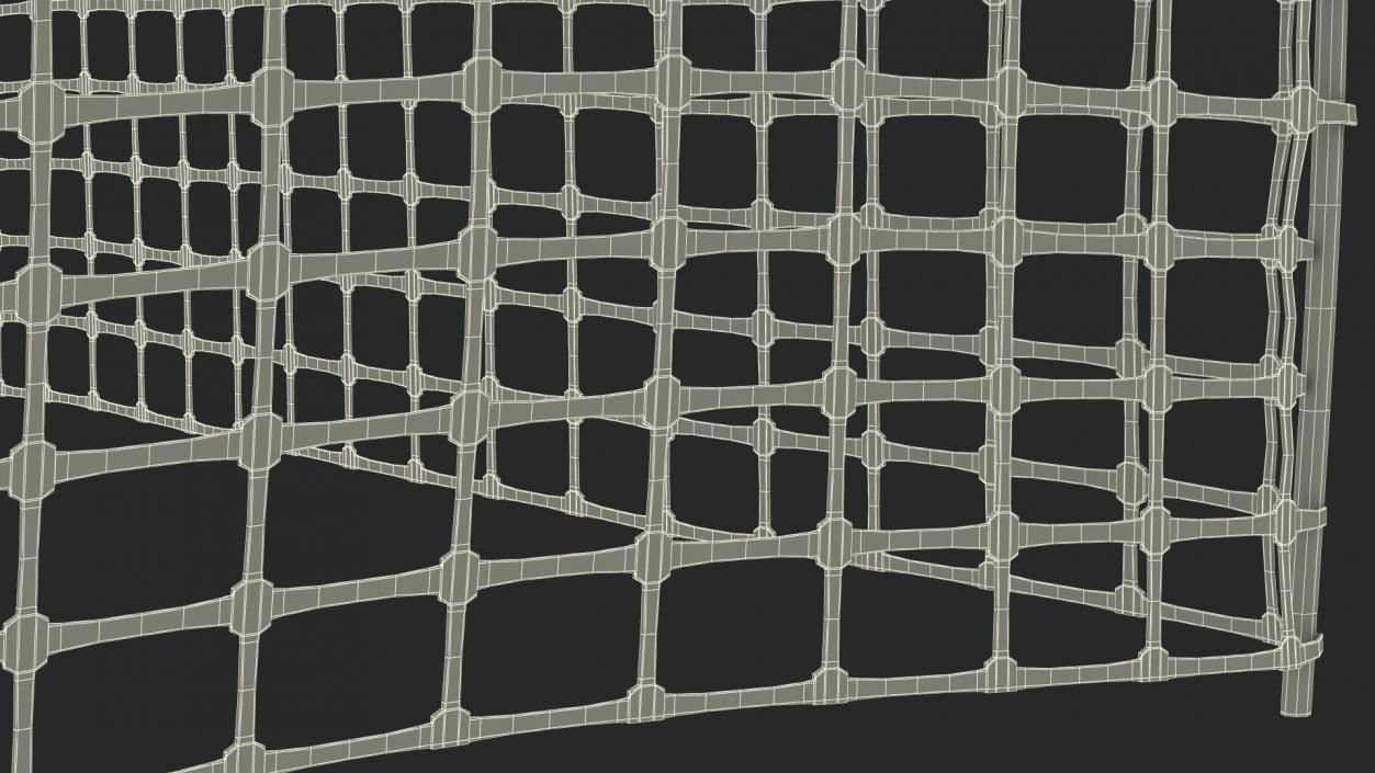 3D model Barrier Mesh Fence Corner