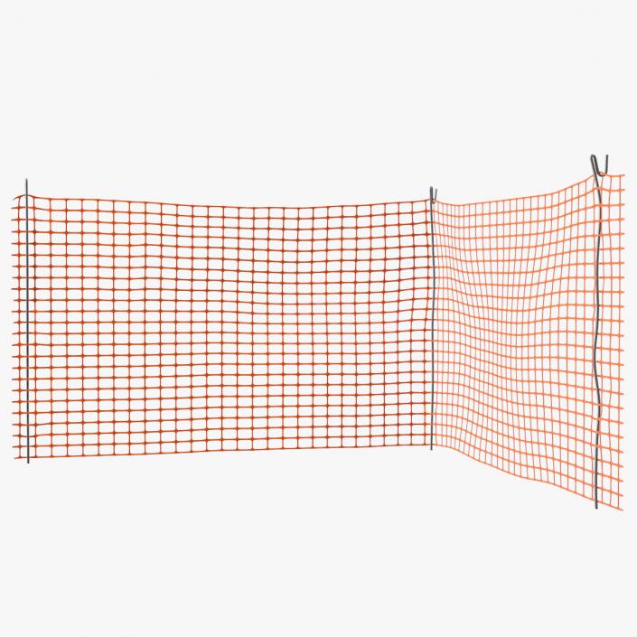 3D model Barrier Mesh Fence Corner