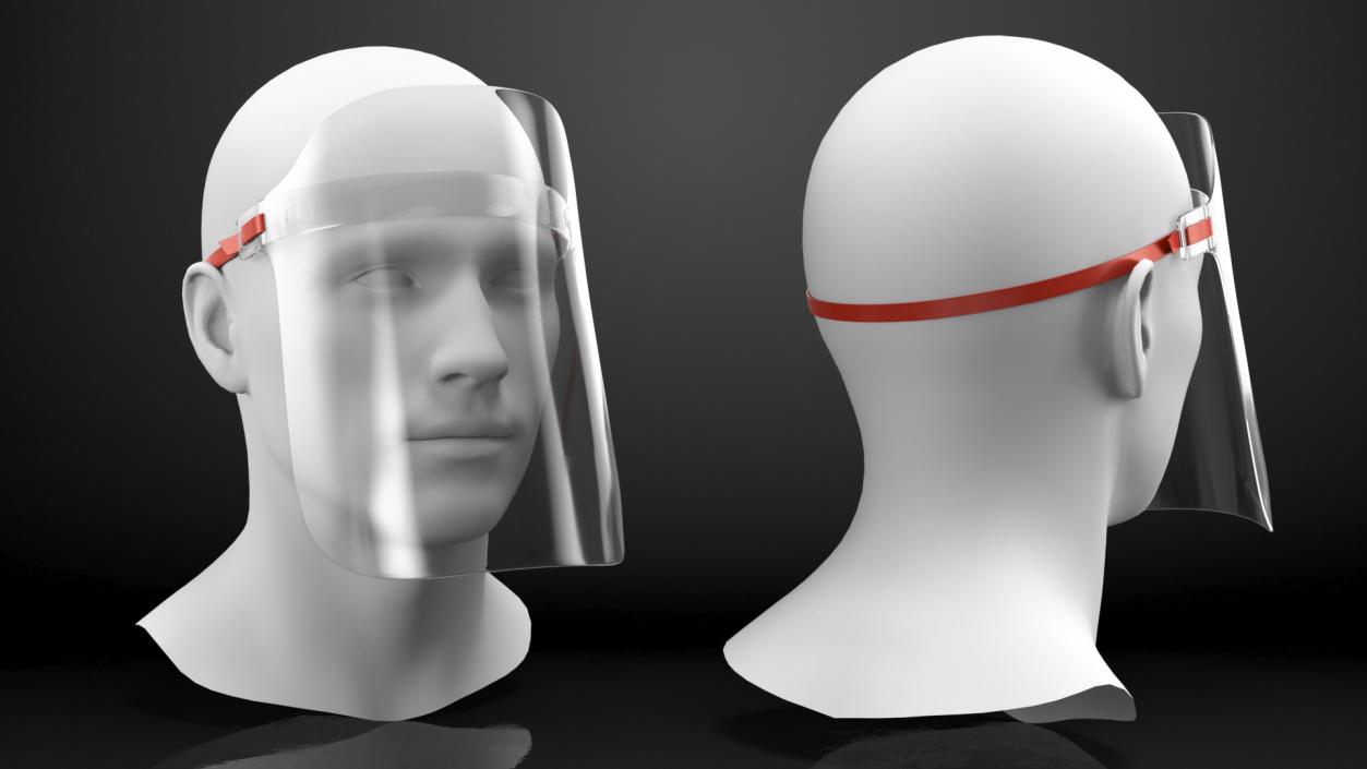 Apple Face Shield 3D