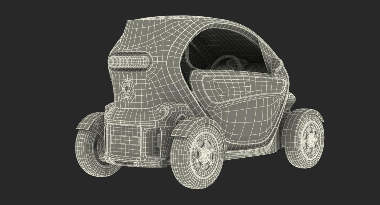 3D Rigged Electric Cars Collection 3 model