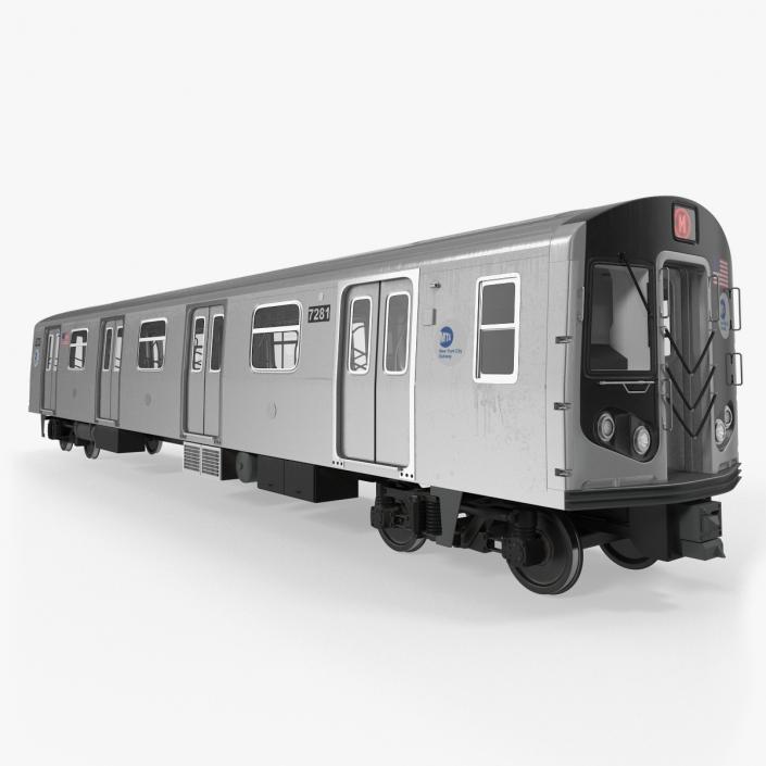 New York City Subway Car R160 3D model