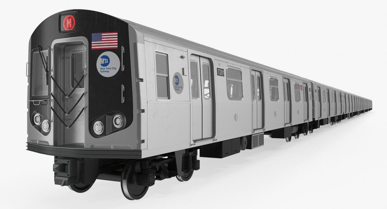 New York City Subway Car R160 3D model