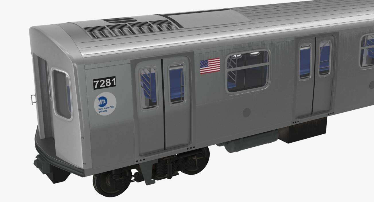 New York City Subway Car R160 3D model