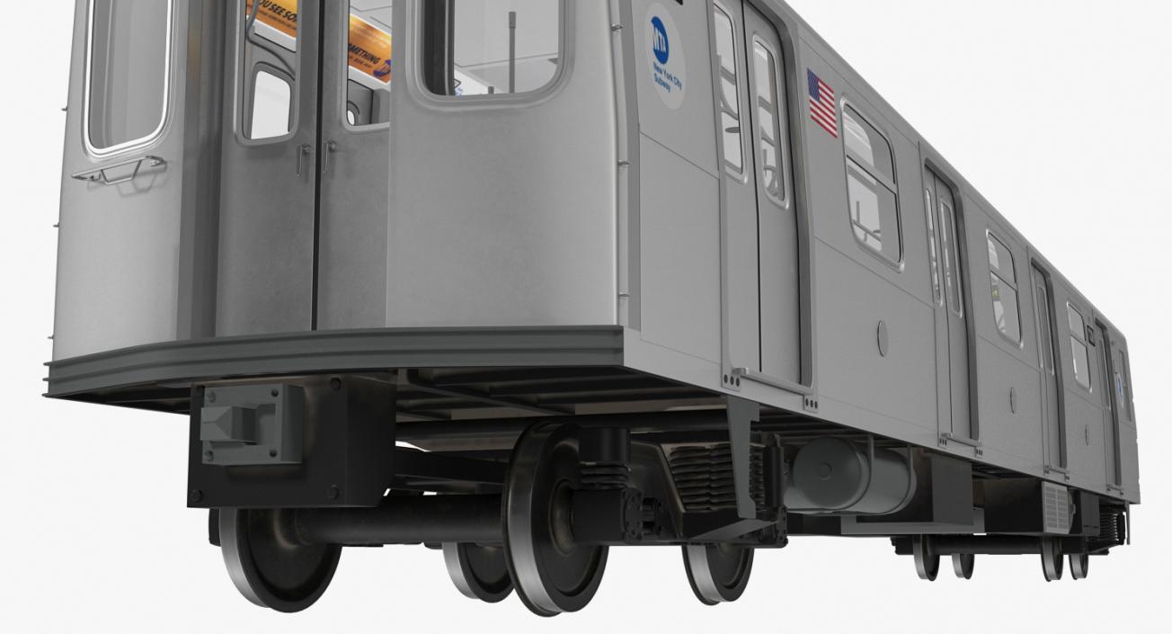 New York City Subway Car R160 3D model