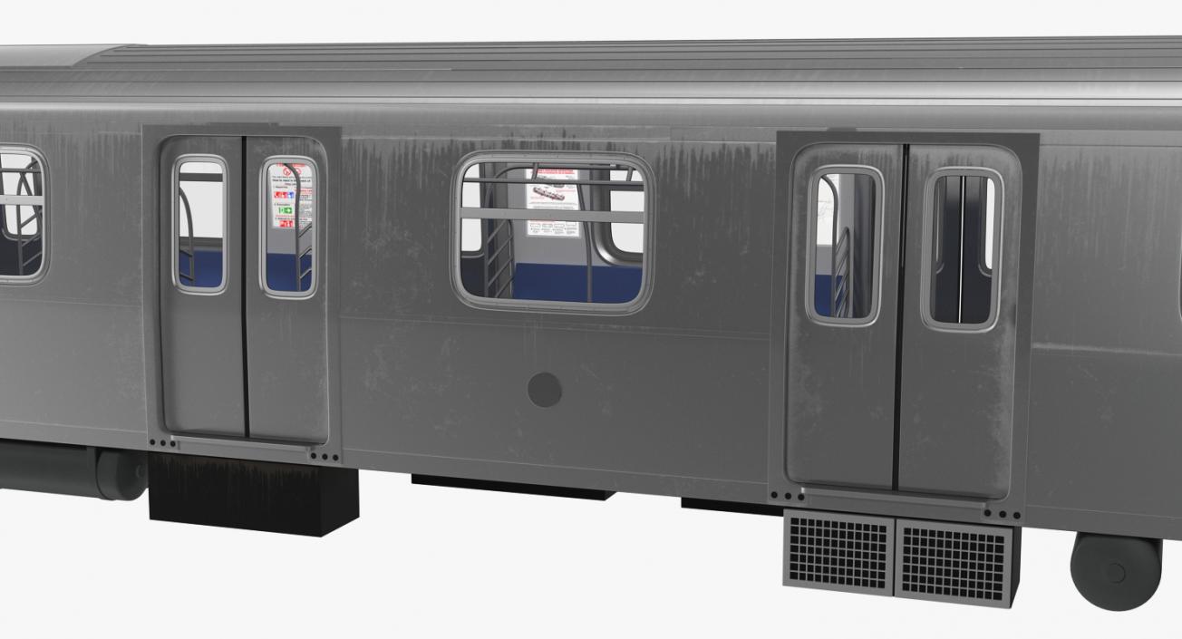 New York City Subway Car R160 3D model