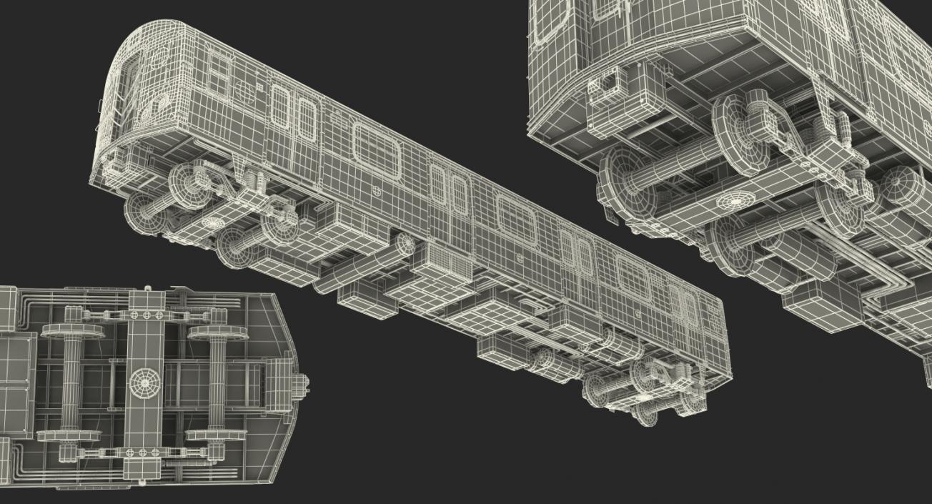 New York City Subway Car R160 3D model