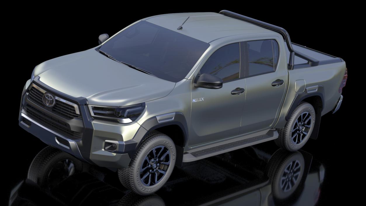 3D Toyota Hilux 2022 Simple Interior(1)