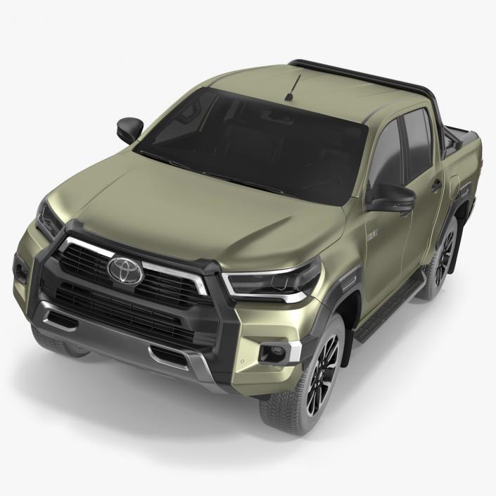 3D Toyota Hilux 2022 Simple Interior(1)